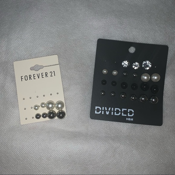 Earrings bundle 14 pairs NWT H&M Forever 21 💎 - Picture 12 of 12